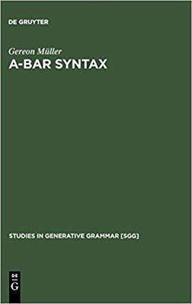 【预订】A-bar Syntax 9783110144697