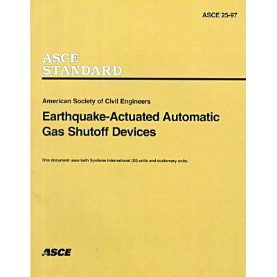 预订 Earthquake-actuated Automatic Gas Shutoff Devices (25-97): 9780784403549