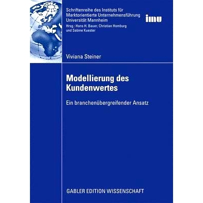 预订 Modellierung des Kundenwertes: Ein branchenübergreifender Ansatz: 9783834916266