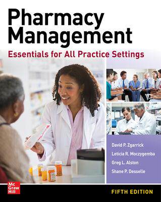[预订]Pharmacy Management: Essentials for All Practice Settings, Fifth Edition 9781260456387