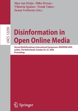 【预订】Disinformation in Open Online Media