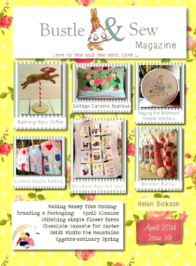 预订 Bustle & Sew Magazine April 2014: Issue 39: 9781497451216