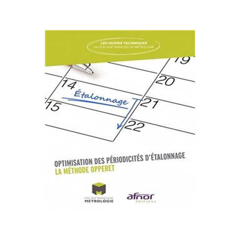 [预订]Optimisation des périodicités d’étalonnage : la méthode Opperet 9782124656097