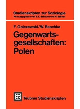 预订 Gegenwartsgesellschaften: Polen: 9783519000402