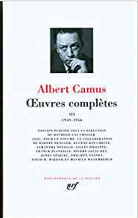 【预订】七星文库 加缪作品全集 卷3. 1949-1956 Oeuvres complètes, Vol. 3. 1949-1956 Albert Camus 法国原版