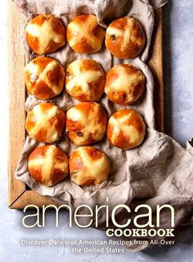 预订 American Cookbook: Discover Delicious American Recipes from All-Over the United States: 9781718658646
