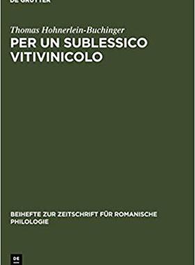 【预订】Per un sublessico vitivinicolo 9783484522749