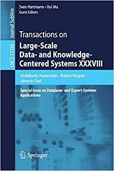 【预售】Transactions on Large-Scale Data- and Knowledge-Centered Systems XXXVIII