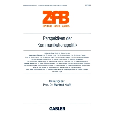 预订 Perspektiven Der Kommunikationspolitik: 9783834901088
