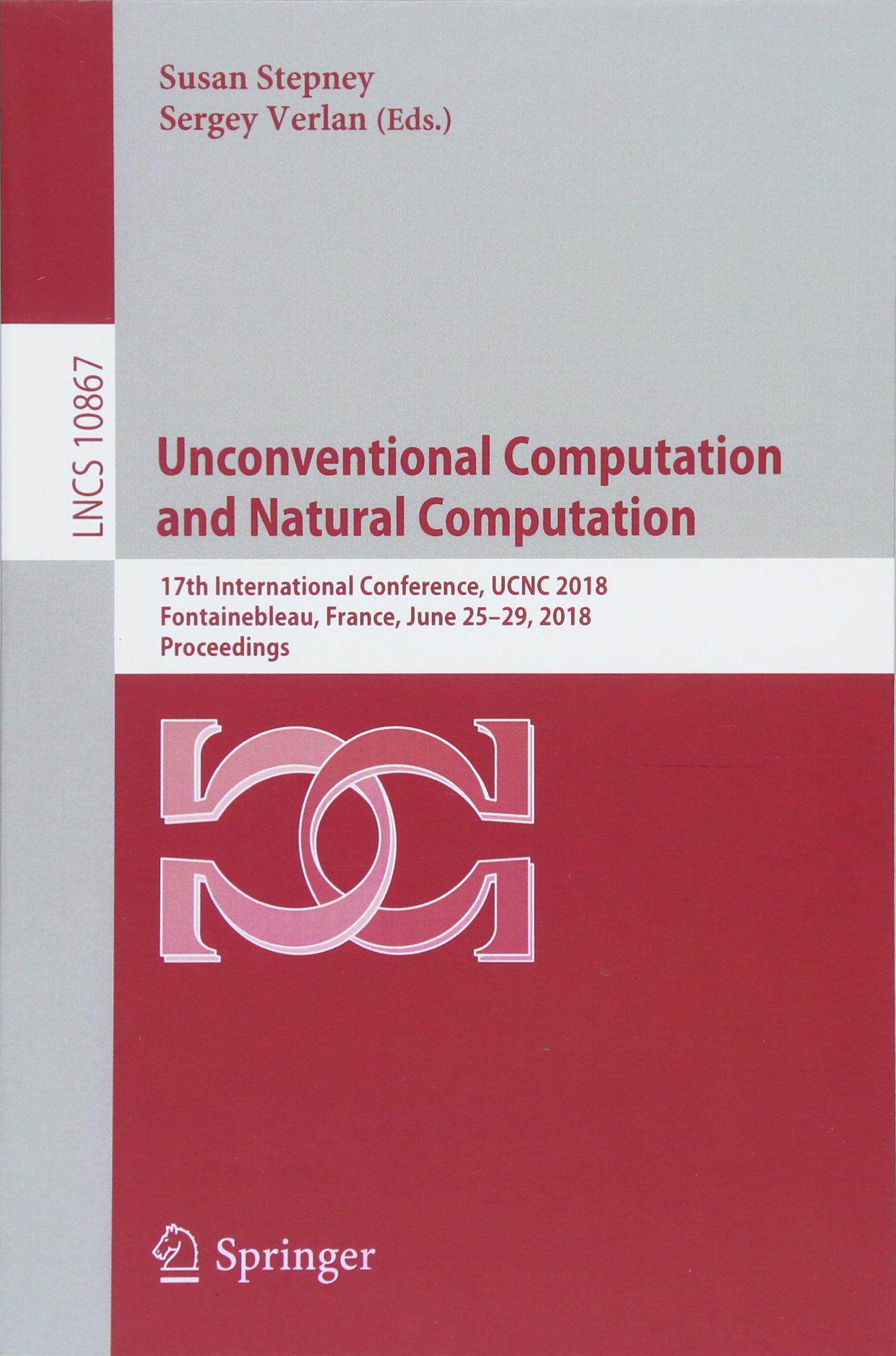【预售】Unconventional Computation and Natural Computation