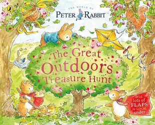 Rabbit Lift 彼得兔 The Peter 翻翻书 the Great Flap Treasure 英文原版 Hunt 室外寻宝 现货 Storybook Outdoors