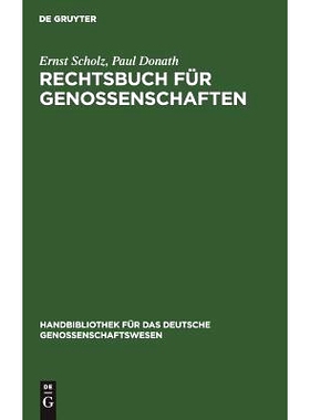 预订 Rechtsbuch für Genossenschaften: 9783111288833