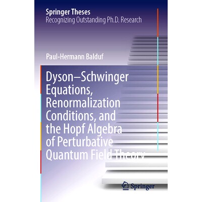 预订 Dyson–Schwinger Equations, Renormalization Conditions, and the Hopf Algebra of Perturbative Quantum Field Theory: