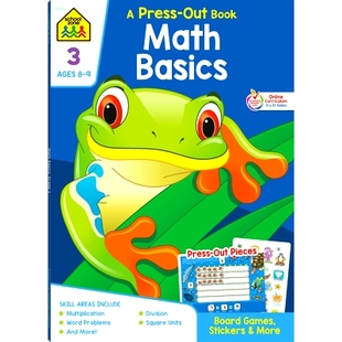 9781681473130 Zone Workbook Out Press Grade Basics Math School 预订