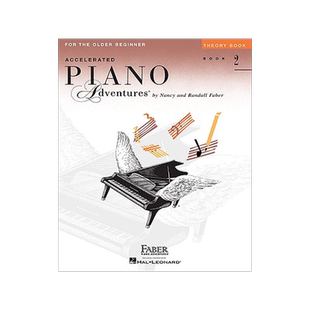 2级乐理 菲伯尔钢琴快速教程 英文原版 Accelerated Piano Adventures, Book 2, Theory Book:
