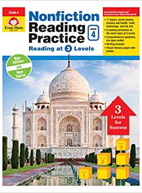 【预售】Nonfiction Reading Practice, Grade 4...