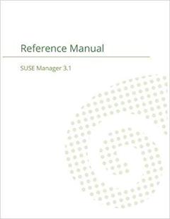 【预售】Suse Manager 3.1: Reference Manual