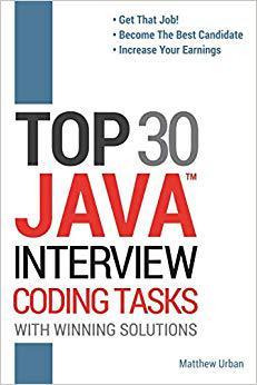 【预售】*Java Interview Coding Tasks