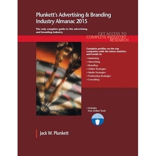 ALMANAC 9781628313598 ADVERTISING 广告与扩展业年鉴2015 普伦基特 2015 INDUSTRY BRANDING PLUNKETT’S 预订