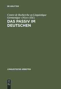 预订 Deutschen Das 9783484301832 Passiv