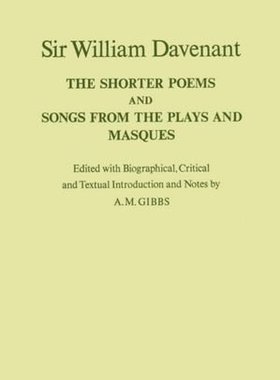 【预订】The Shorter Poems, and Songs from the Plays and Masques