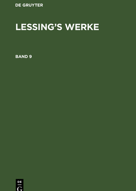 【预订】LESSINGS WERKE AUSW. BD. 9 LWA 9783111068176