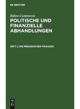 预订 Die preußischen Finanzen: 9783111077864