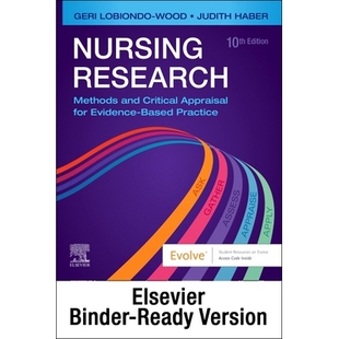 Binder 9780323829601 Practice Appraisal Nursing Research for Methods Ready Based 预订 and Evidence Critical