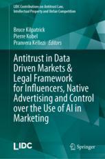 【预订】Antitrust in Data Driven Markets & Legal Framework for Influencers,  9783031074219