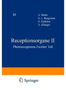 预订 Receptionsorgane II: Photoreceptoren Zweiter Teil