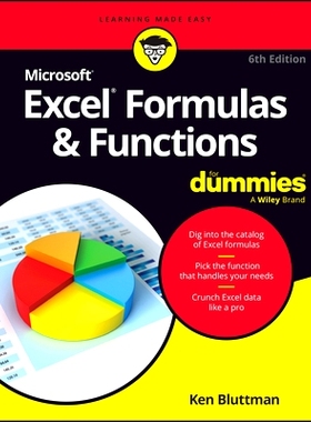 现货 Microsoft 365 Excel Formulas & Functions for Dummies, 7th Edition: 9781394295517