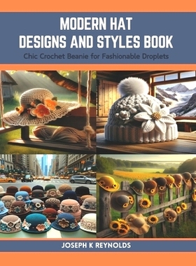 预订 Modern Hat Designs and Styles Book: Chic Crochet Beanie for Fashionable Droplets: 9798873798483