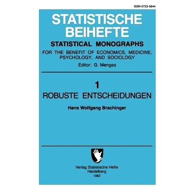 预订 Robuste Entscheidungen: Optimale Auswahl im Rahmen weicher Modelle: 9783642694141