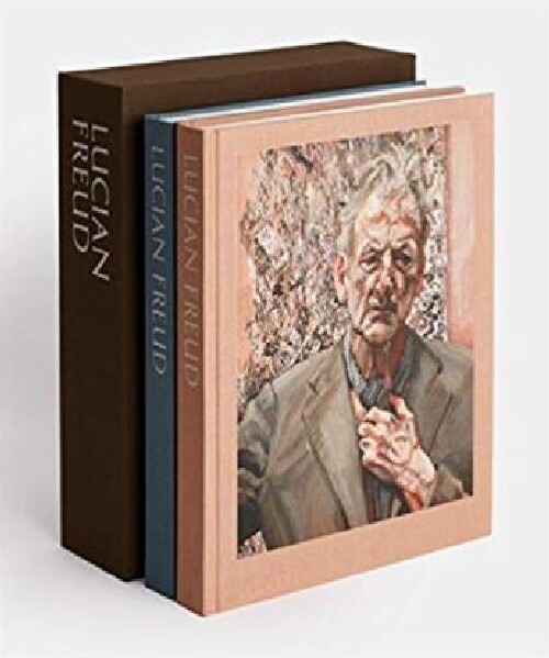 英文原版 弗洛伊德作品集 画册(两卷套盒装)精装大开本 lucian freud