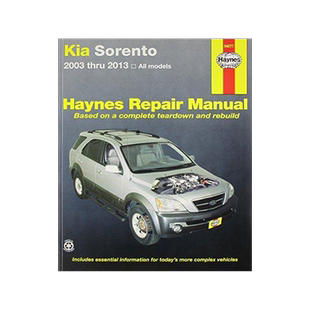 [预订]Kia Sorento all models (2003-2013) Haynes Repair Manual (USA) 9781620920466