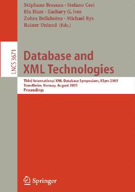 【预订】Database and XML Technologies