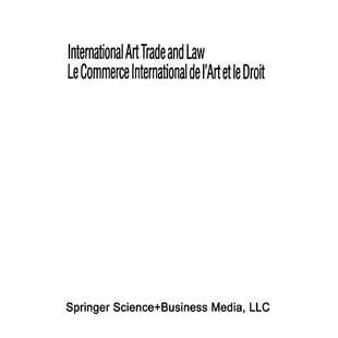 Trade 9789065445469 Droit International Art l’Art Law and 预订 Commerce