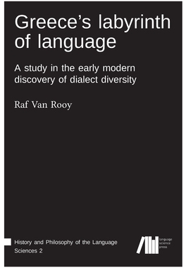 【预订】Greece’s labyrinth of language