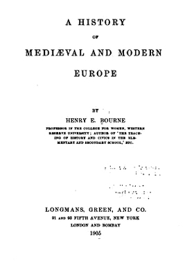 预订 A History of Mediaeval and Modern Europe: 9781533041197