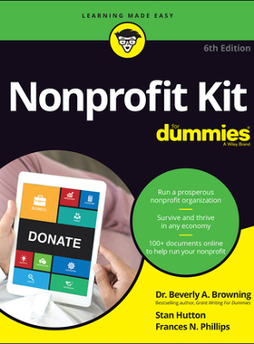 【预订】Nonprofit Kit For Dummies, 6Th Edition 9781119835721