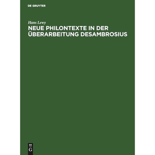 Philontexte der Überarbeitung 9783112490358 预订 Desambrosius Neue