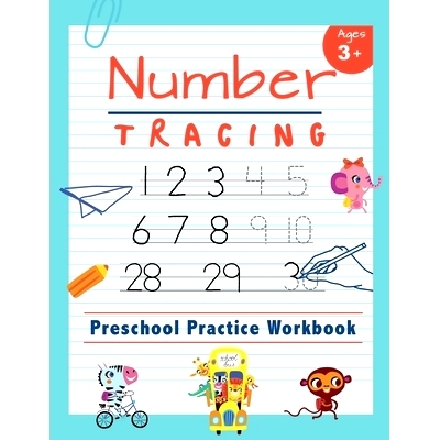 预订 Number Tracing Preschool Practice Workbook: Learn to Trace Numbers 1-20 Essential Reading And Writing Book for Pre