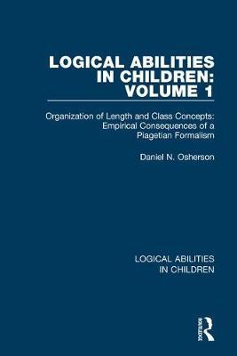 【预订】Logical Abilities in Children: Volume 1