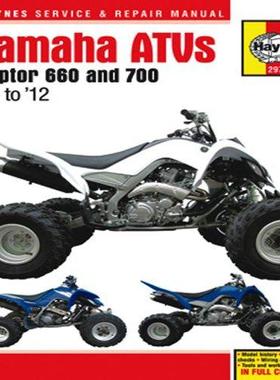 [预订]Yamaha ATVs Raptor 660 and 700 9781563929779