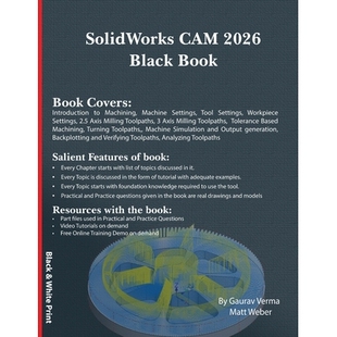 预订 SolidWorks CAM 2026 Black Book: 9781774591901