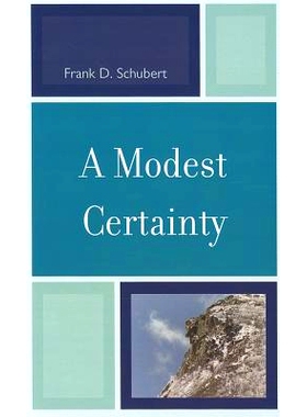 预订 A Modest Certainty 适度确定性: 9780761858973