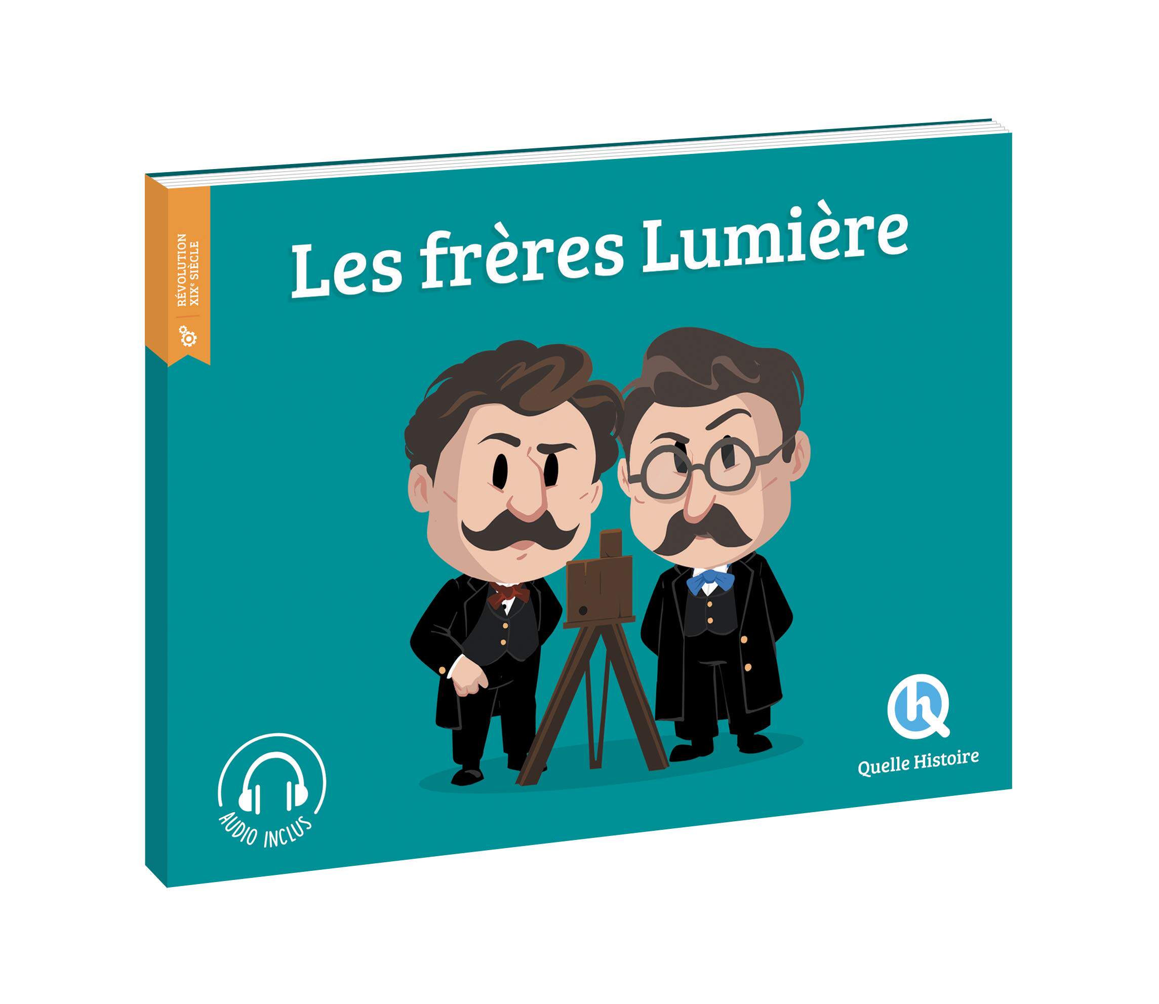 法语历史人物绘本 卢米埃尔兄弟 les freres lumieres 小语种绘本