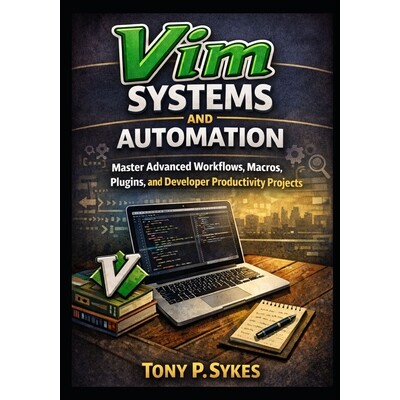 预订 Vim Systems and Automation: Master Advanced Workflows, Macros, Plugins, and Developer Productivity Projects 9798247