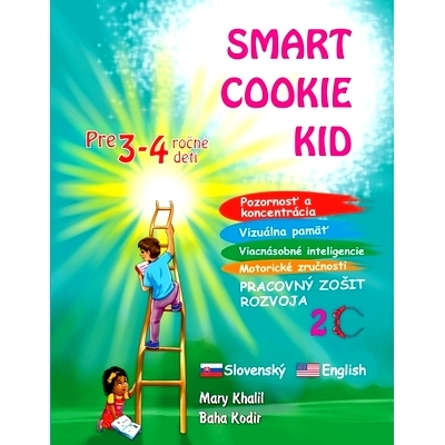 预订 Smart Cookie Kid pre 3-4 ročné deti Pozornosť a koncentrácia Vizuálna pamäť Viacnásobné inteli