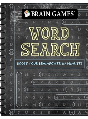 预订 Brain Games - Word Search Puzzles (Chalkboard #2): Boost Your Brainpower in Minutes Volume 2: 9781645586654
